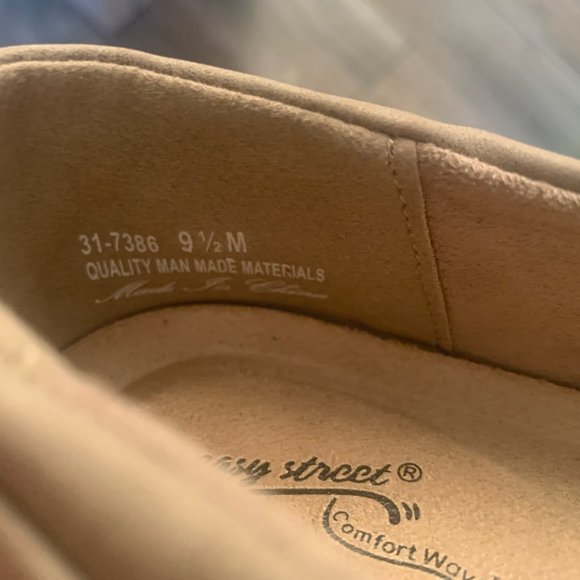 NWT EASY STREET SAIL SPORT COMFORT WAVE LOAFER SNEAKER NATURAL 9.5 - Picture 3 of 10